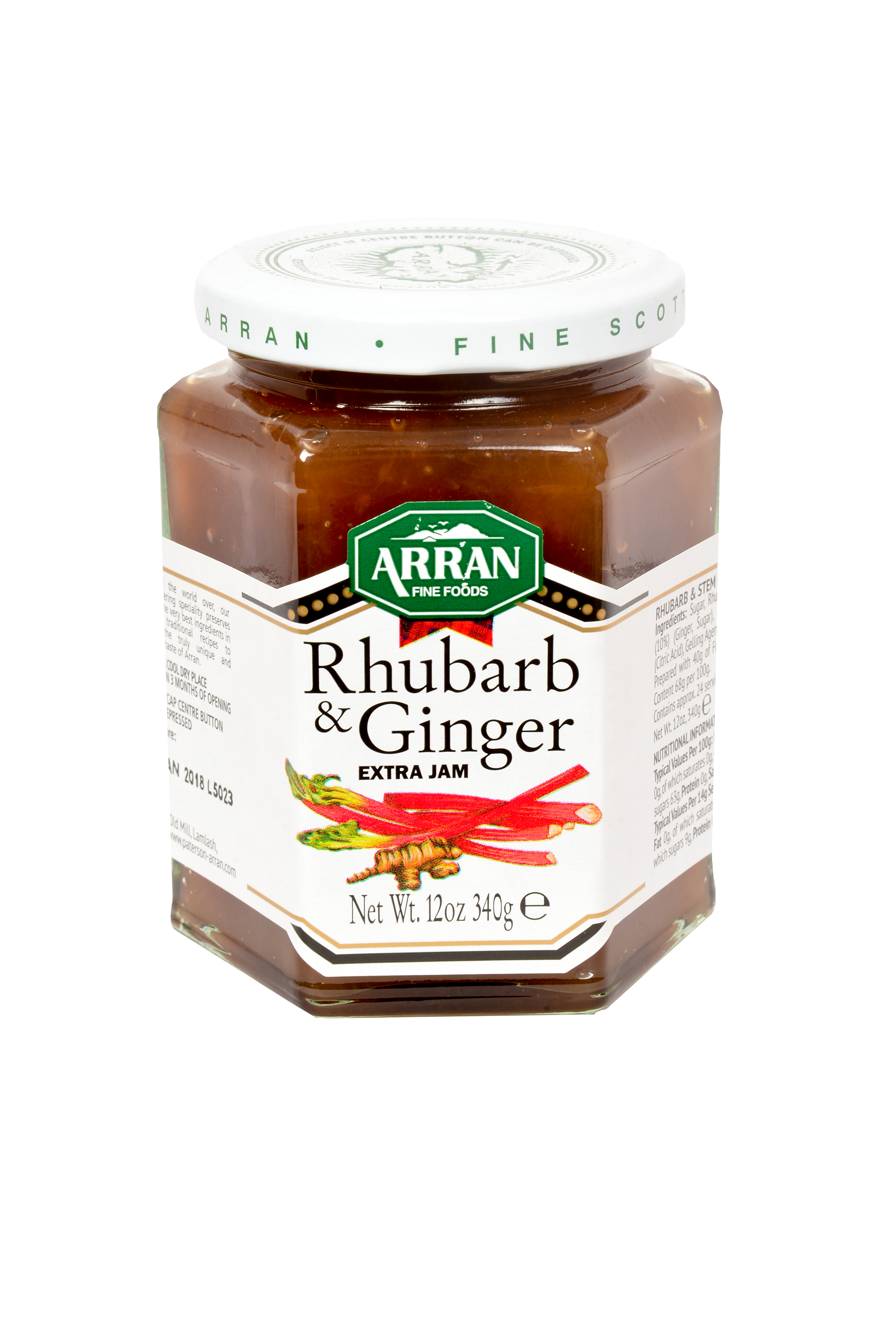 Rhubarb & Ginger Preserve - Taste of Arran