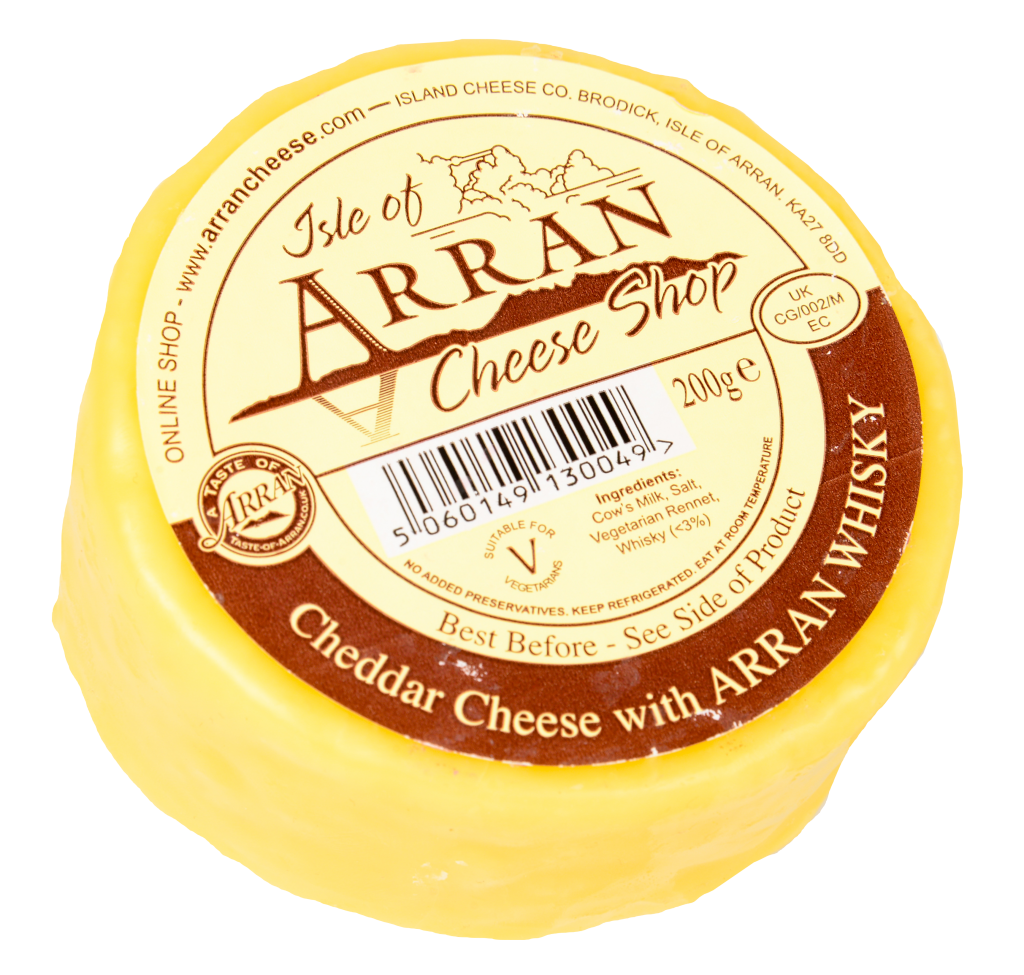 1024px x 975px - Cheddar with Arran Whisky - Taste of Arran